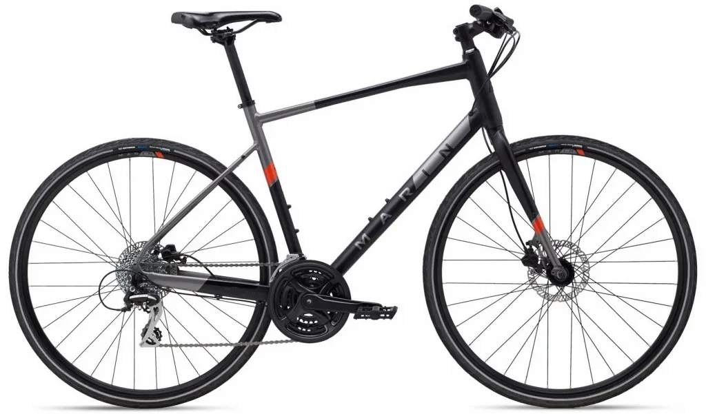 Велосипед 28" Marin FAIRFAX 2 (2022) satin black/gloss charcoal