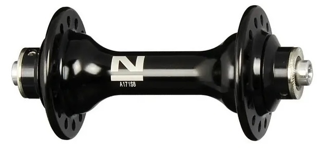 Втулка передня NOVATEC A171SB 32H QR 108mm під ексцентрик алюм. black Втулка передня NOVATEC A171SB 32H QR 108mm під ексцентрик алюм. black