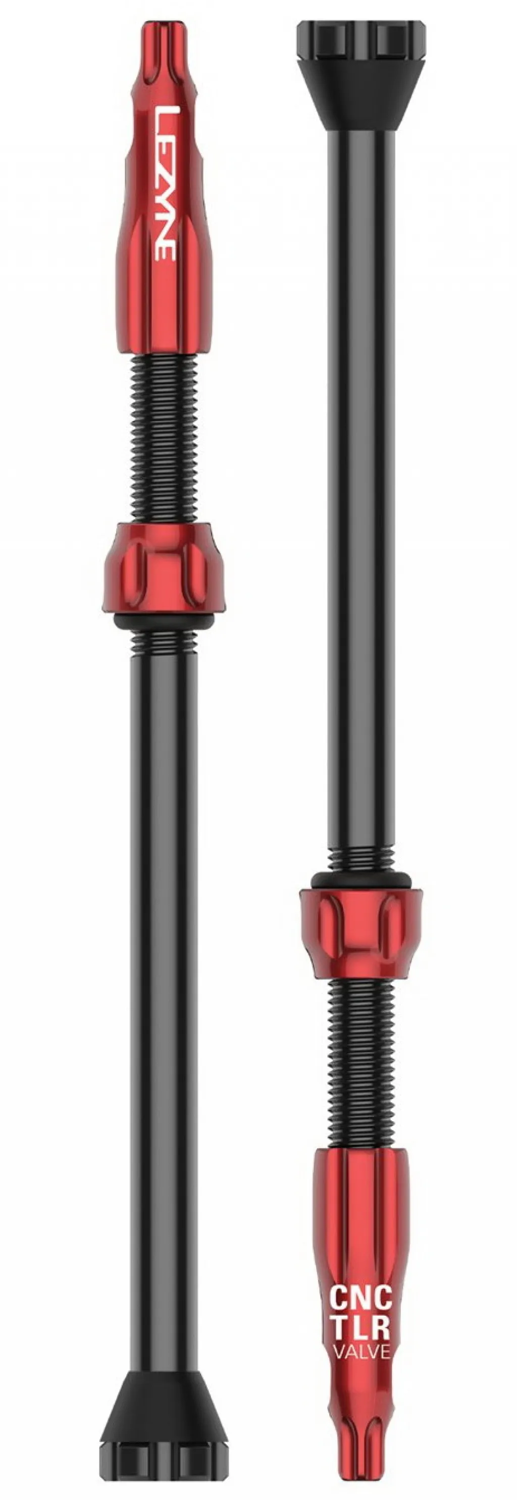 Ніпелі Lezyne CNC TLR Valves (2 pcs) Red