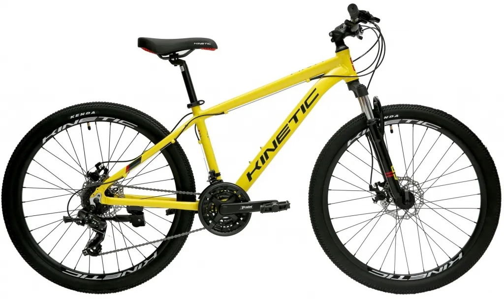 Велосипед 26" Kinetic Profi (2023) жовтий
