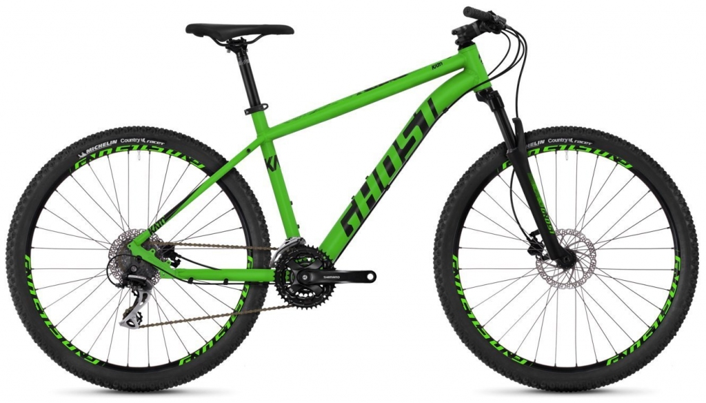 Велосипед 27.5" Ghost Kato 3.7 riot green / night black Велосипед 27.5" Ghost Kato 3.7 riot green / night black