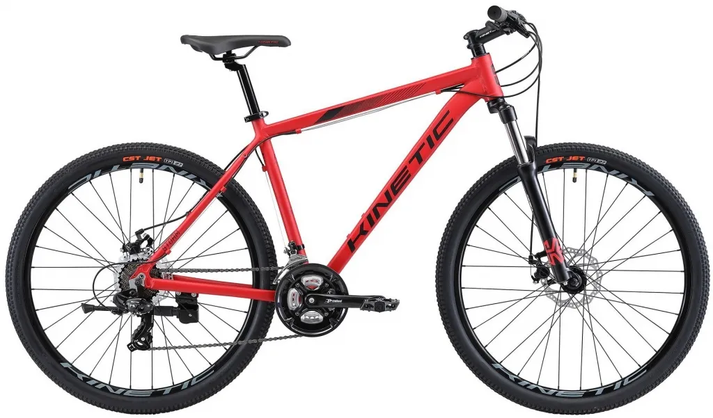 Велосипед 27,5" Kinetic Storm (2022) красный