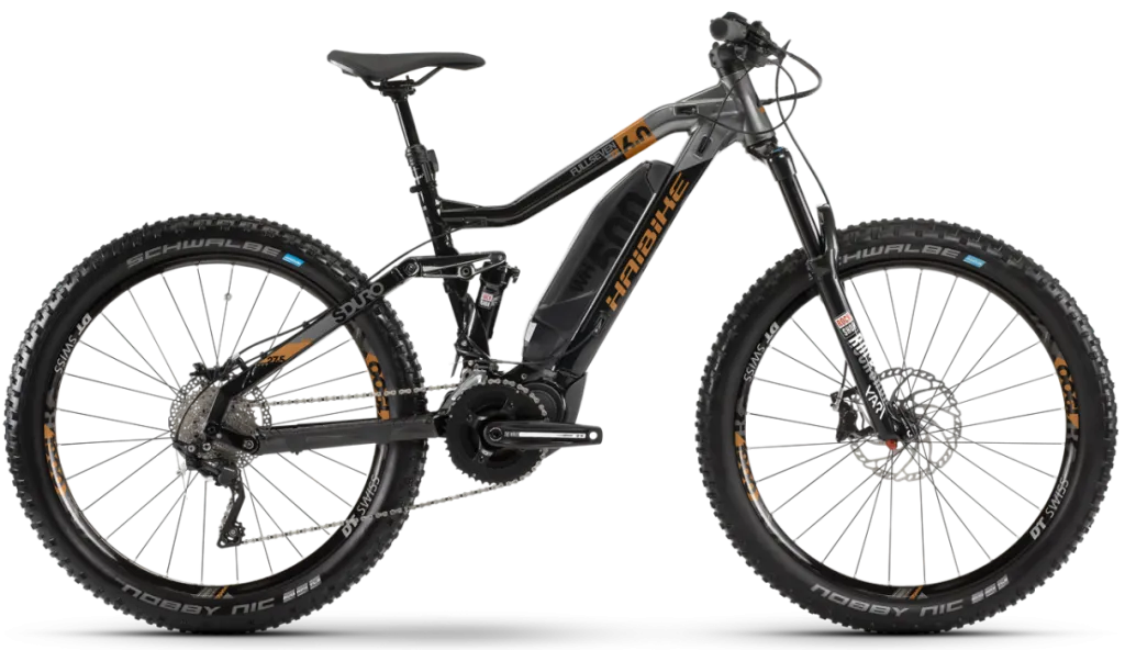 Электровелосипед 27.5" Haibike SDURO FullSeven LT 6.0 500Wh (2020) чёрно-серый
