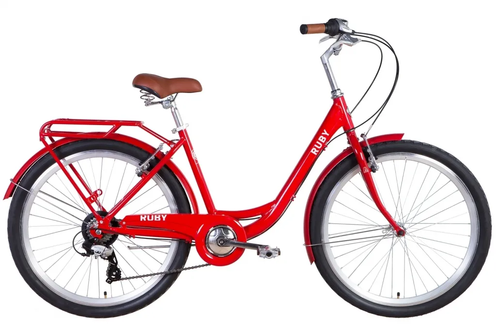 Велосипед 26" Dorozhnik RUBY (2021) красный