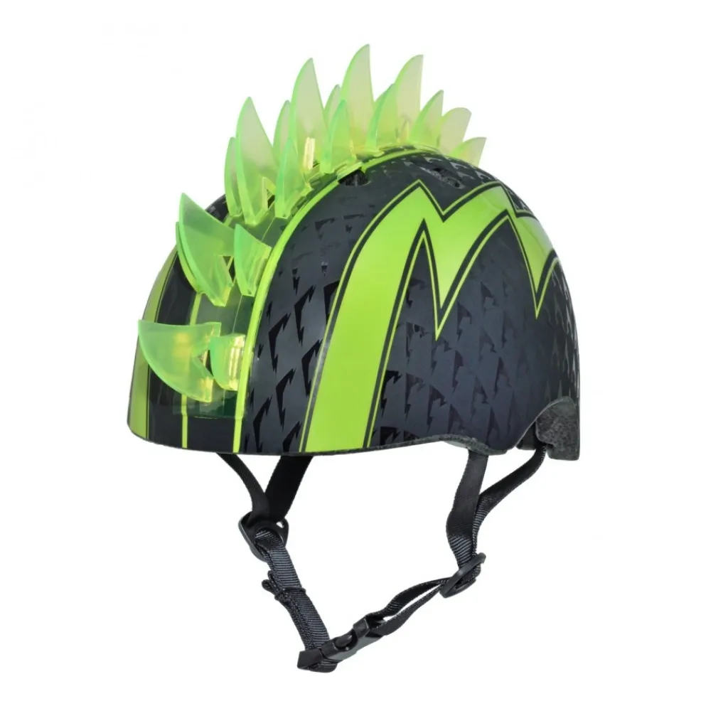 Шлем C-Preme Raskullz Bolt LED USB зеленый