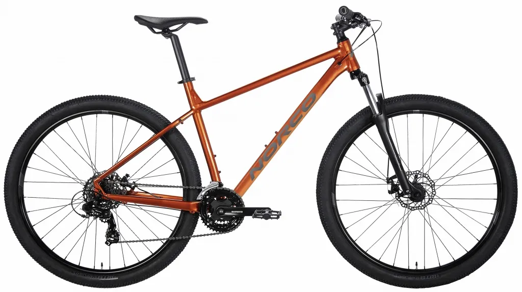 Велосипед 29" Norco Storm 5 (2023) orange/charcoal