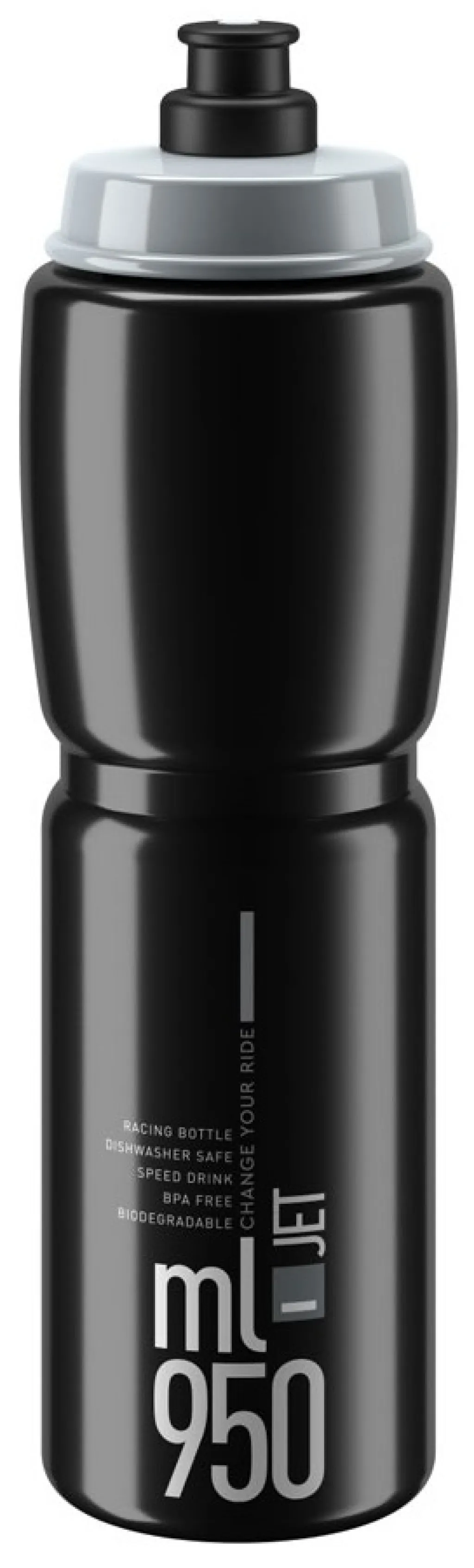Фляга ELITE Jet, 950ml, black