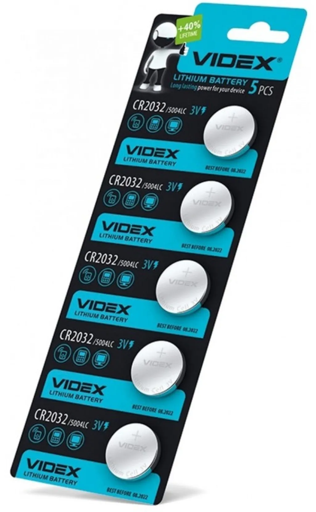 Батарейка литиевая Videx CR2032 (5шт)