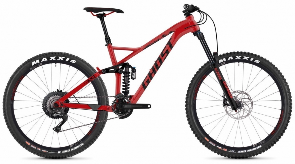 Велосипед 27.5" Ghost FR AMR 4.7 riot red / night black Велосипед 27.5" Ghost FR AMR 4.7 riot red / night black