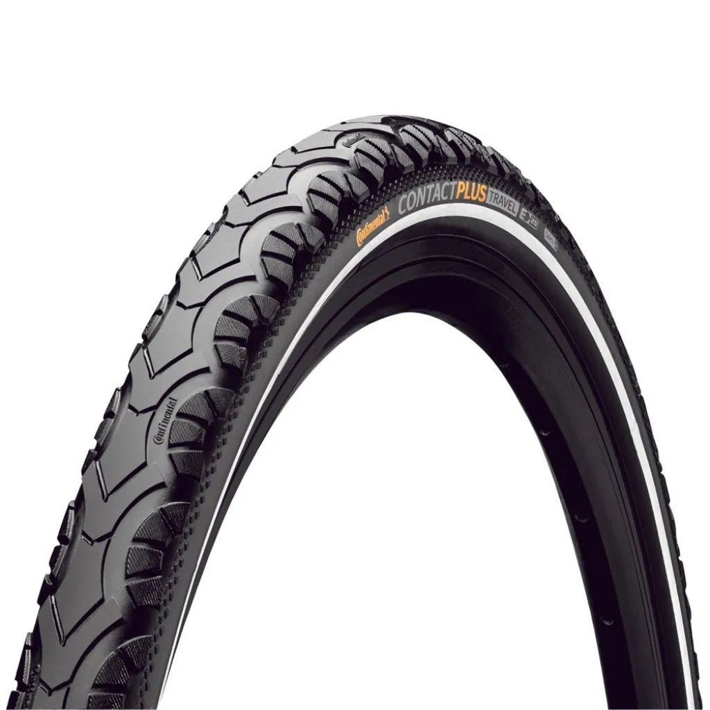 Покришка 28" 700x35C (37-622) Continental Contact Plus Travel (SafetyPlus Breaker) black/black reflex wire TPI 3/180 (820g)