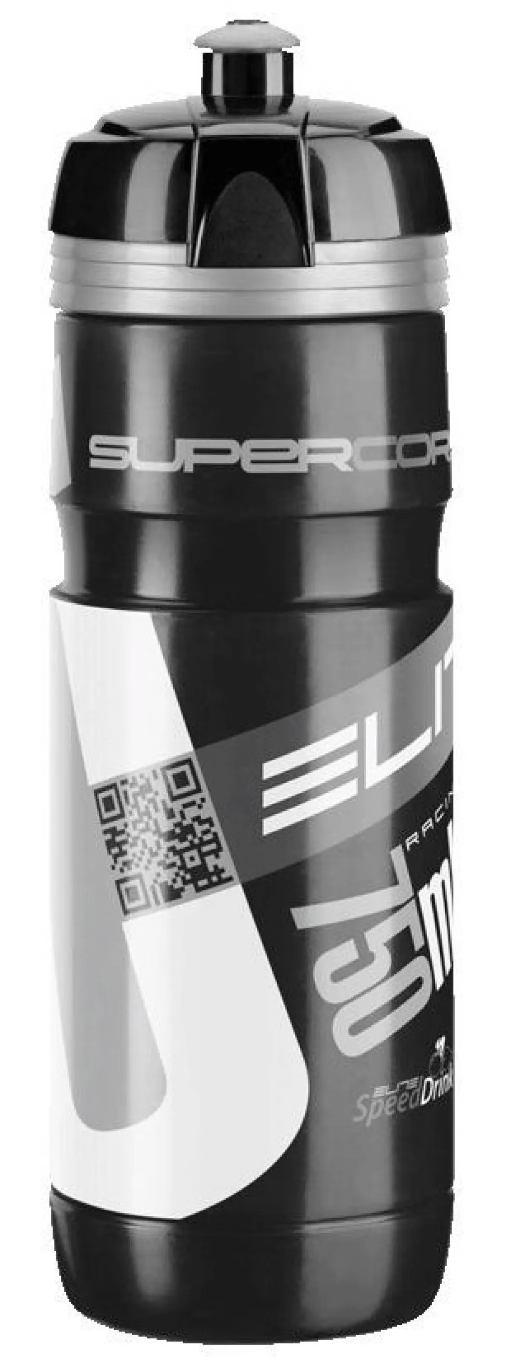 Фляга 0,75 Elite SUPERCORSA чорний/сірий лого