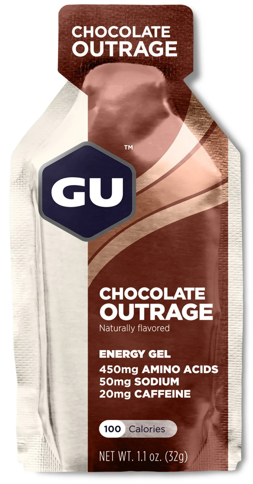 Енергетичний гель GU Energy Chocolate Outrage, 32 г (20 мг кофеїну)