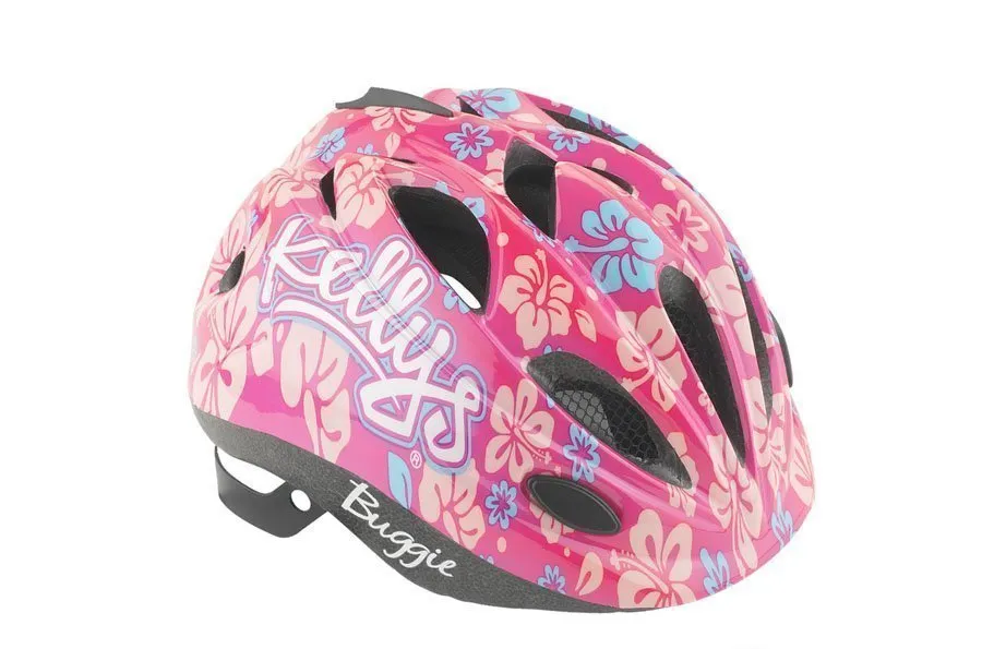 Шлем детский Buggie розовый цветок, размер XS/S