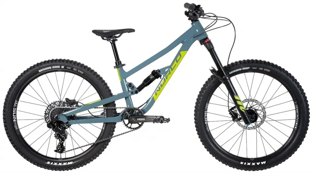 Велосипед 24" Norco Fluid FS 4.1 (2023) blue/green
