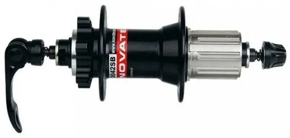 Втулка задняя NOVATEC JY-D042SB 11S 32H QR 148,5mm под эксцентрик, алюм. black Втулка задняя NOVATEC JY-D042SB 11S 32H QR 148,5mm под эксцентрик, алюм. black
