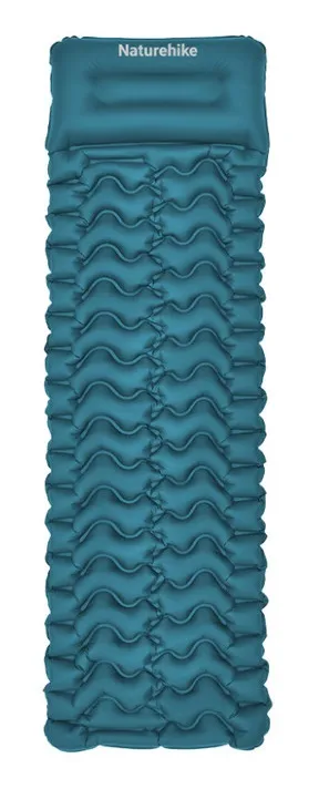 Матрас надувной Naturehike CNK2550WS019, 65 мм, с мешком для надувания, blue