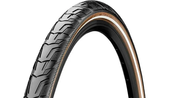 Покришка 28" 700x35C (37-622) Continental Ride City black/brown wire reflex TPI 3/180 (850g)