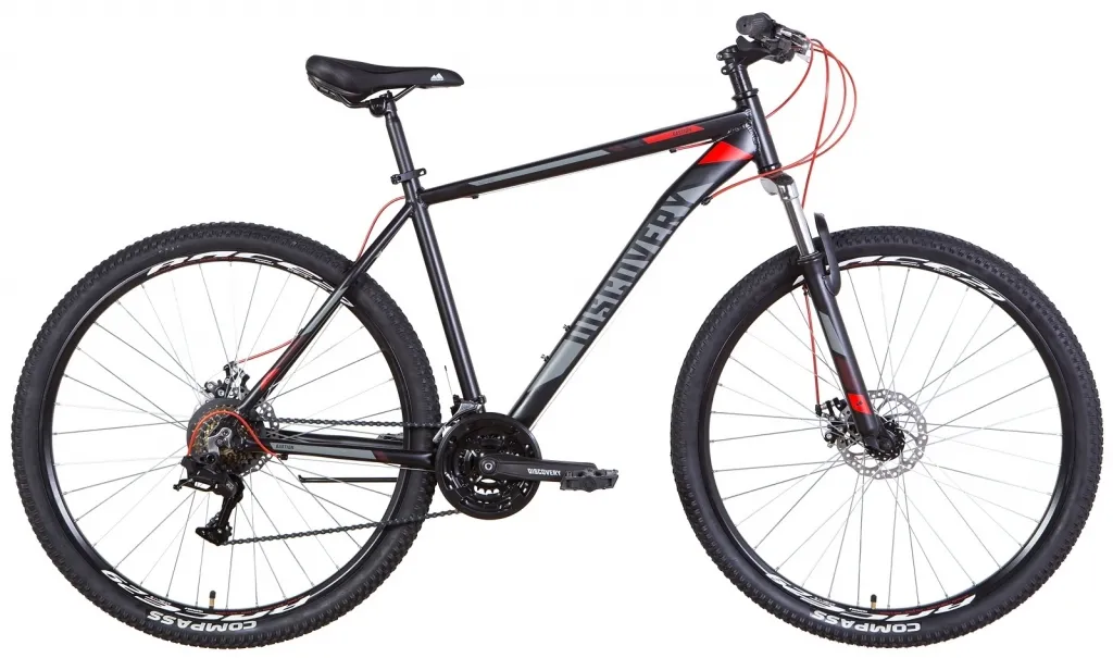 Велосипед 29" Discovery BASTION AM DD черно-красный (м)