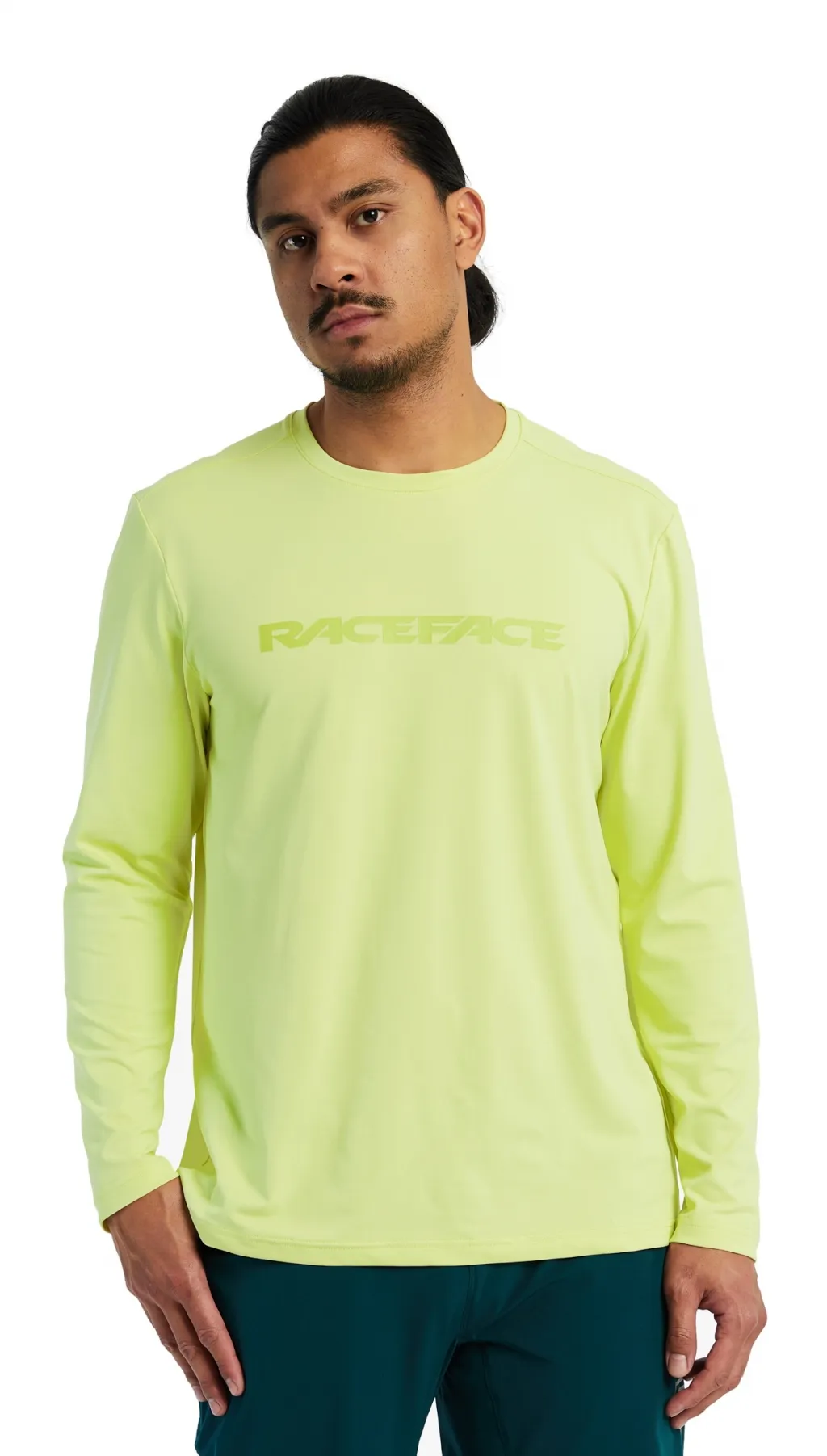 Джерсі Race Face Commit LS Tech Top tea green