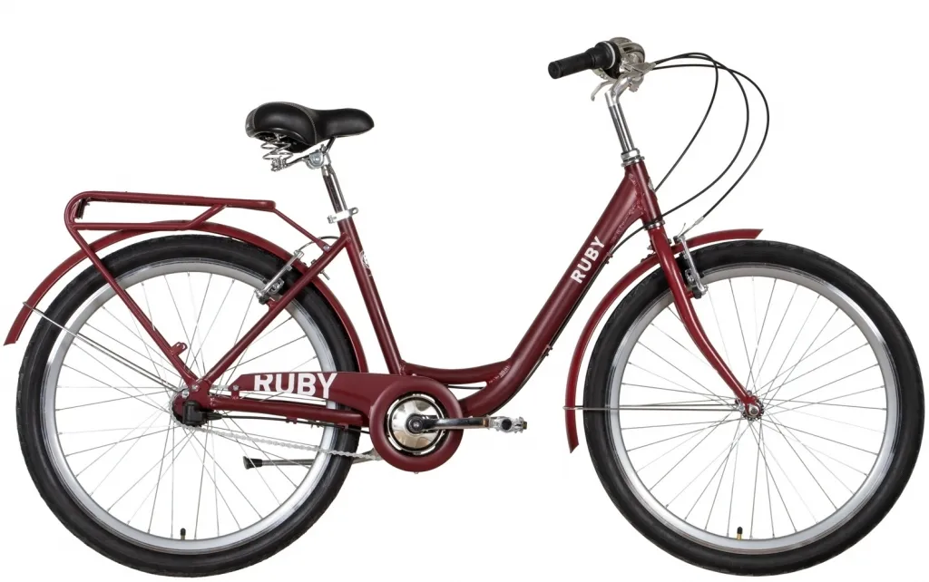 Велосипед 26" Dorozhnik RUBY PH (2022) темно-красный (м)
