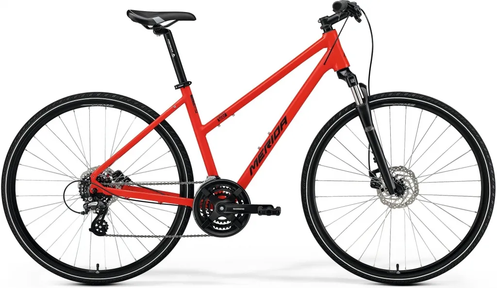 Велосипед 28" Merida CROSSWAY L 10 (2025) matt race red