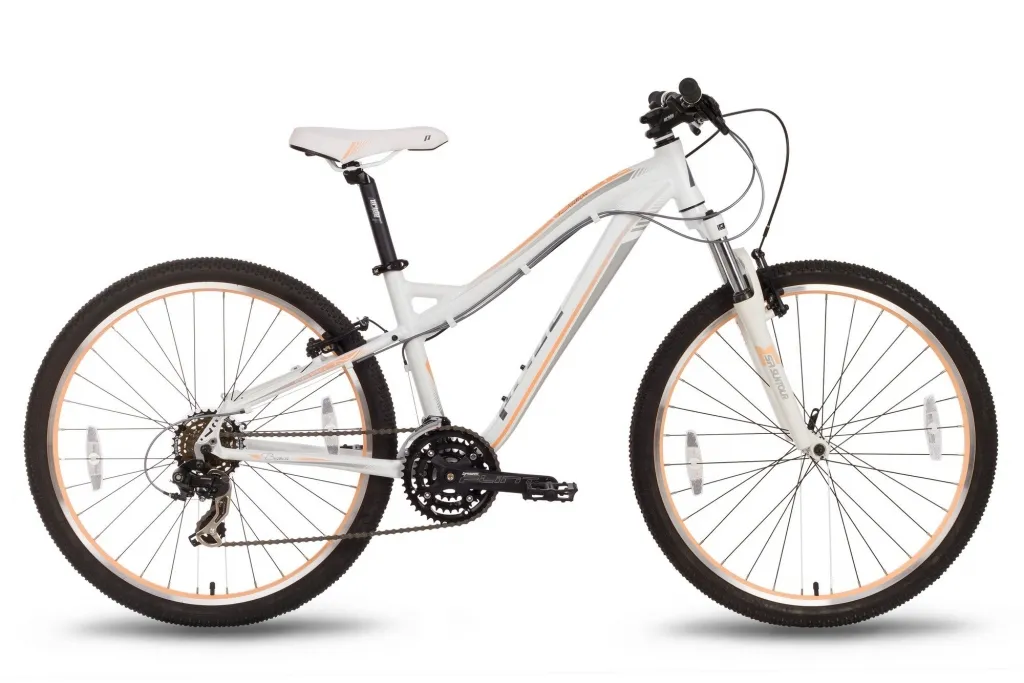 Велосипед PRIDE BIANCA V-br 2016 бело-персиковый матовый