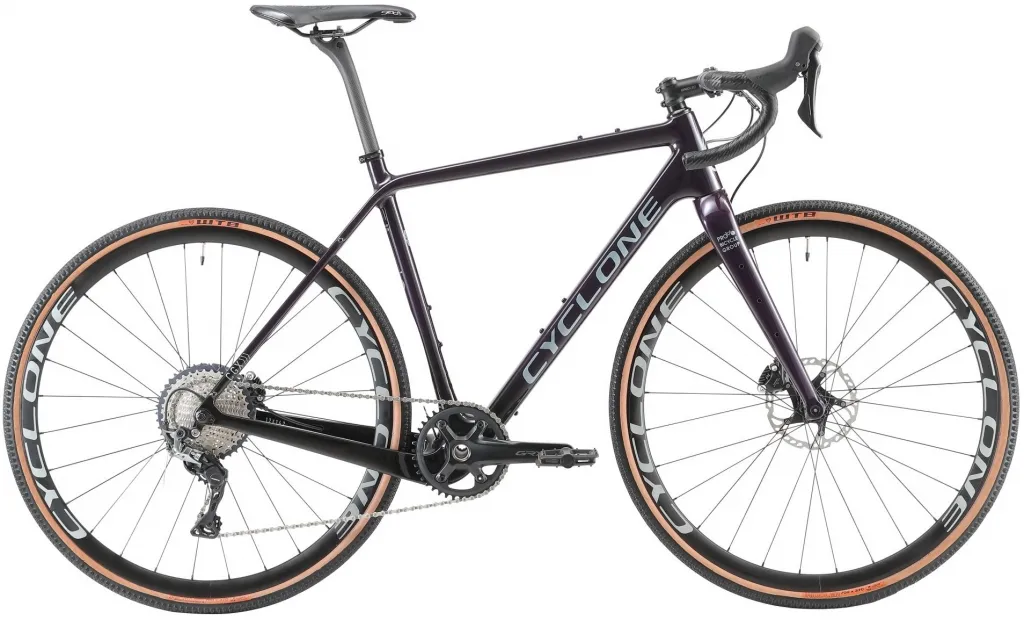 Велосипед 28" Cyclone CGX (2022) черно-фиолетовый