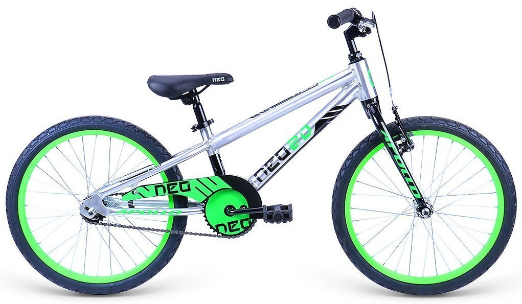 Велосипед 20" Apollo Neo 20 boys черный/салатовый Велосипед 20" Apollo Neo 20 boys черный/салатовый