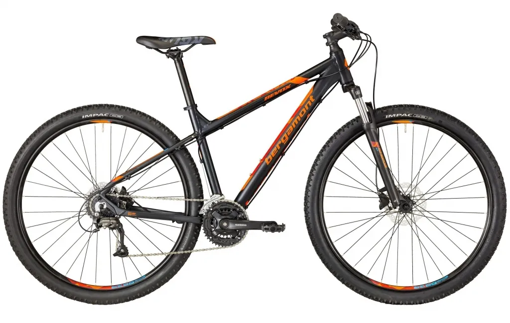 Велосипед 27,5" Bergamont Revox 3.0 black/orange/cyan (matt) 2018