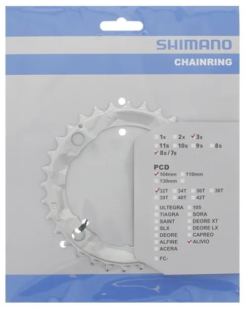 Звезда шатунов Shimano FC-M410 ALIVIO 32зуб. Звезда шатунов Shimano FC-M410 ALIVIO 32зуб.