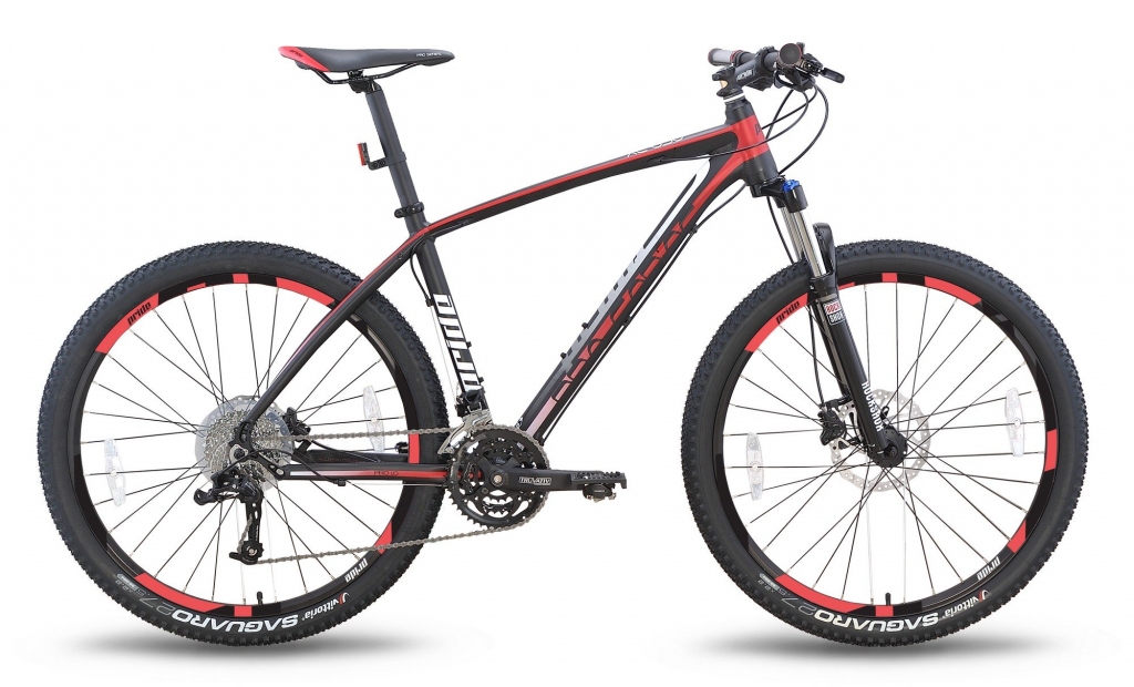 Велосипед PRIDE XC-650 PRO 1.0 2016 черно-красный матовый Велосипед PRIDE XC-650 PRO 1.0 2016 черно-красный матовый