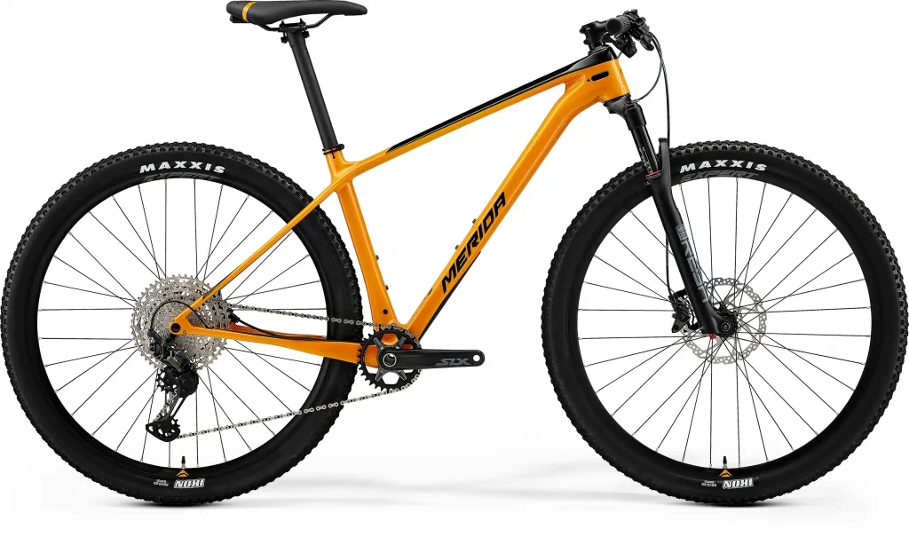 Велосипед 29" Merida BIG.NINE 5000 (2021) black/orange