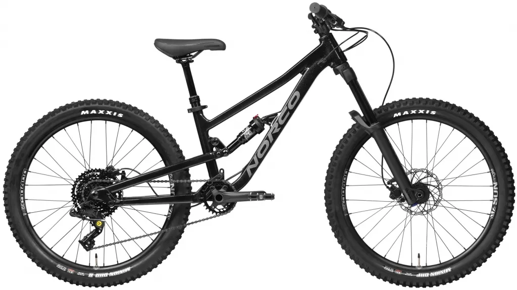 Велосипед 24" Norco Fluid FS 4.2 (2023) black/charcoal