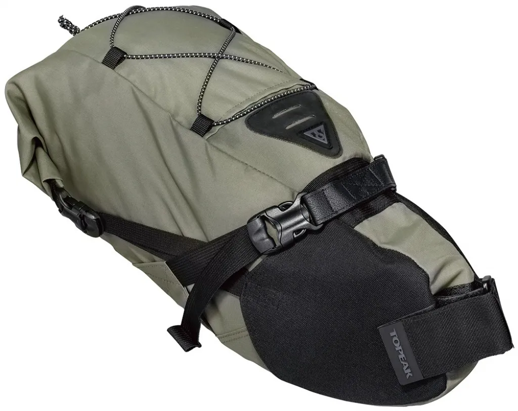 Сумка підсідельна Topeak BackLoader 10L seat post & saddle rail mount rear bikepacking bag, green