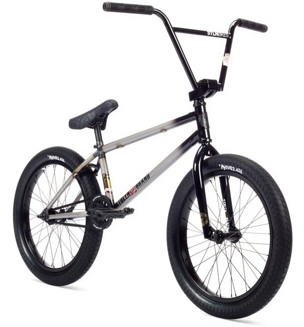 Велосипед BMX 20" Stolen SINNER FC XLT RHD (21.00") 2019 black/raw fade