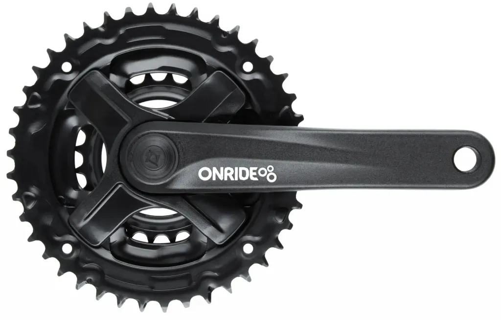 Шатуни Onride Trio 820, 24/34/42T, під квадрат, L170мм, black