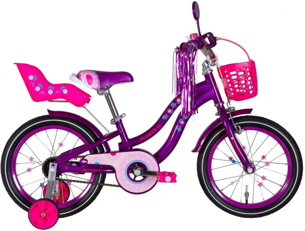 Велосипед 16" Formula FLOWER PREMIUM (2022) фіолетовий