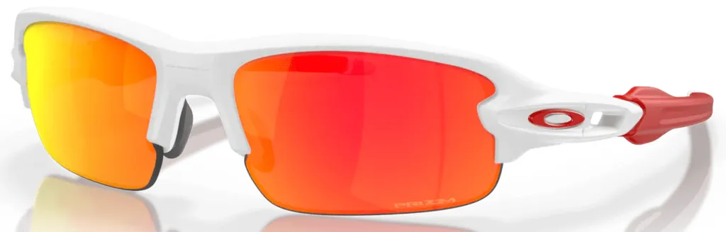 Очки Oakley FLAK XXS (PRIZM Ruby) matte white