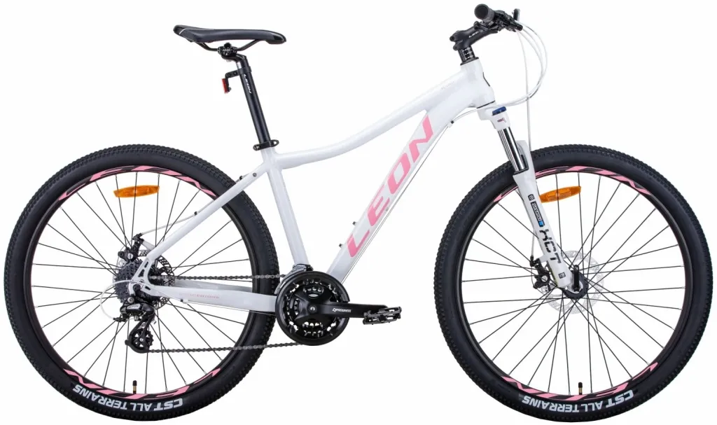 Велосипед 27.5" Leon XC-LADY AM (2021) бело-розовый