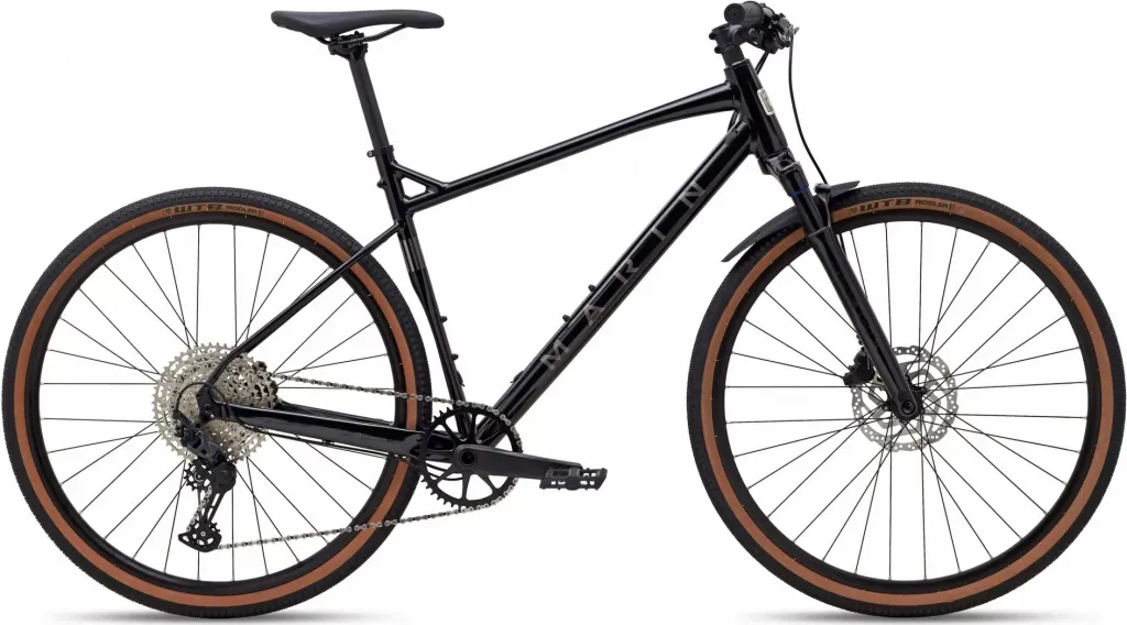Велосипед 28" Marin DSX FS (2024) gloss black/grey