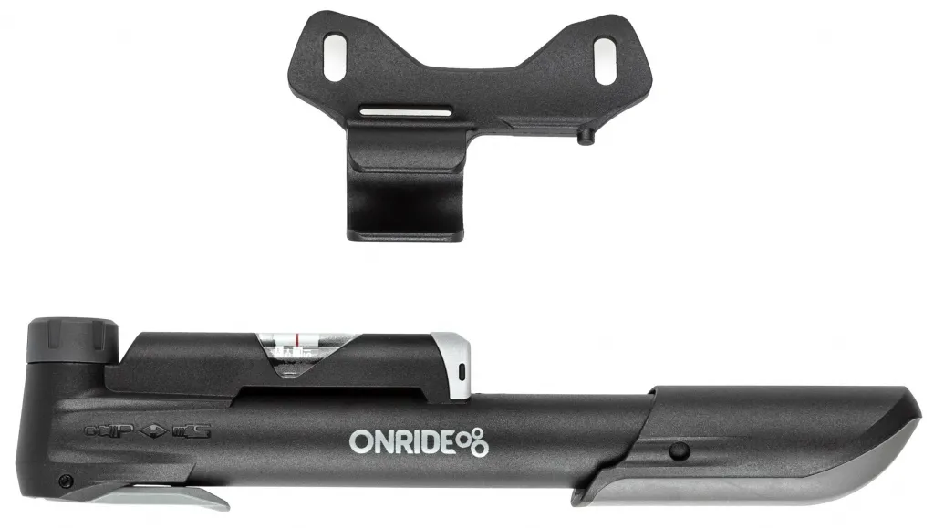 Насос компактный ONRIDE Counter 10 пластиковый с манометром (120 psi, 8.3 bar)
