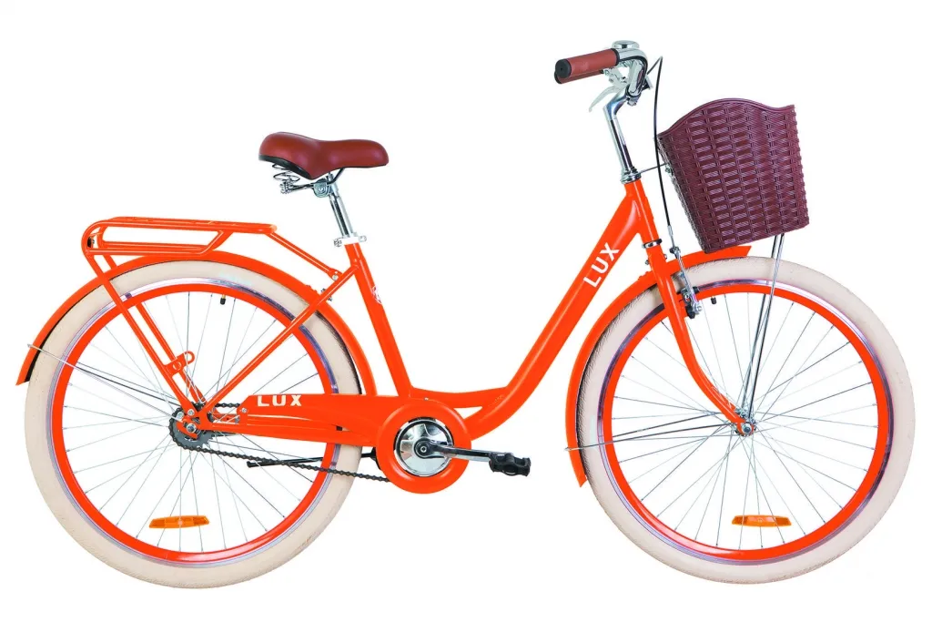 Велосипед 26" Dorozhnik Lux 2019 оранжевый