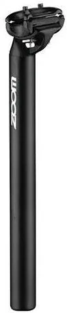 Підсідельна труба ZOOM SP-217 / ISO-M, 31,6х350мм, алюміній литий, SAND BLASTED AN BK
