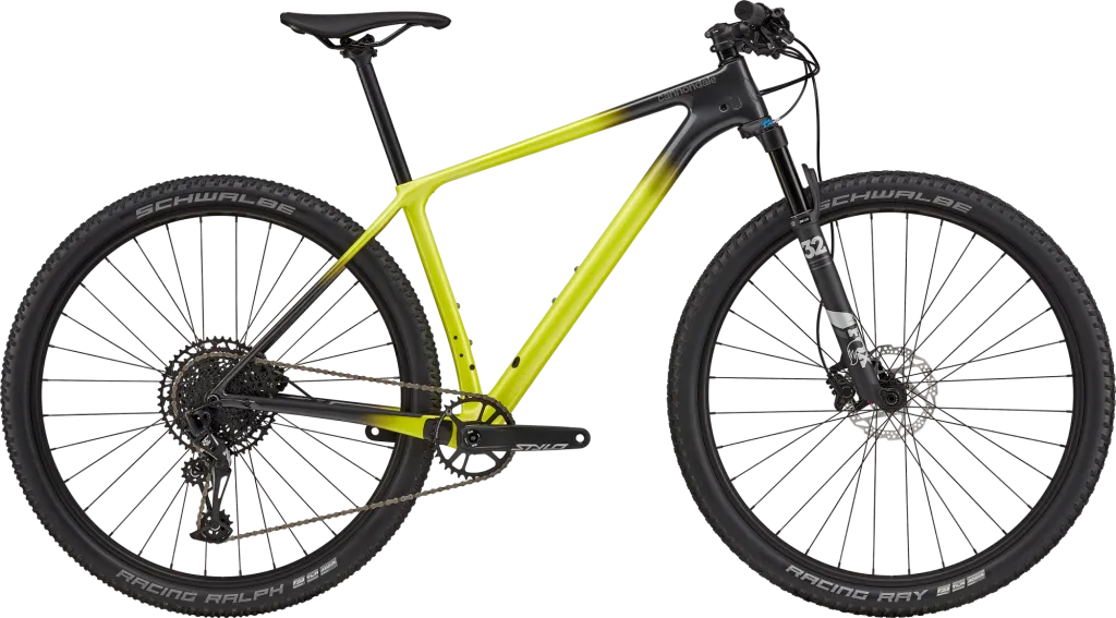 Велосипед 29" Cannondale F-Si Carbon 5 (2021) highlighter