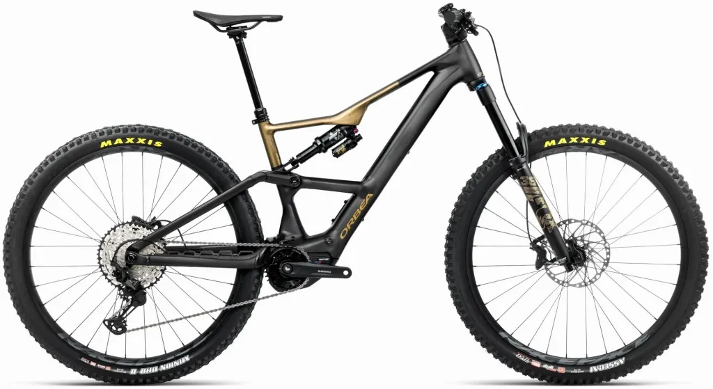 Велосипед 29" Orbea RISE LT H10 (2025) diamond black/splash olive green matt
