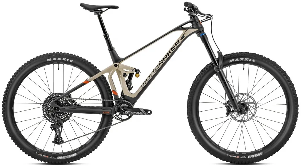 Велосипед 29" Mondraker Super Foxy carbon R (2024) carbon/desert grey/orange