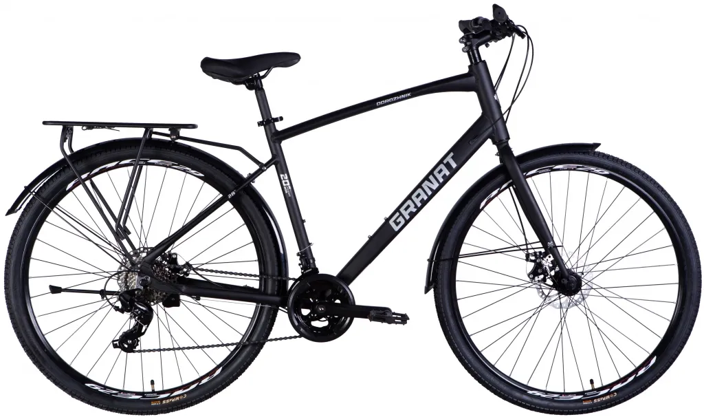 Велосипед 28" Dorozhnik GRANAT M DD CS (2025) чорний