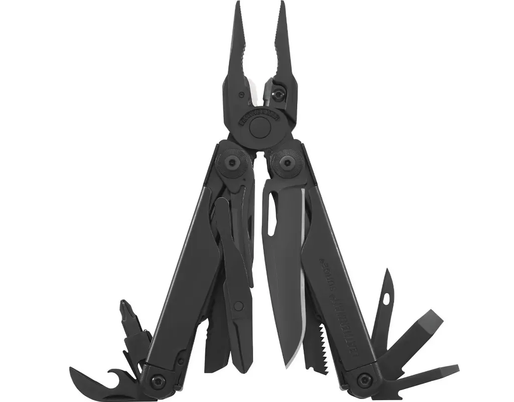 Мультинструмент Leatherman Surge BLACK, синтетический чехол, картонная коробка