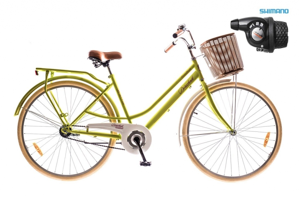 Велосипед Dorozhnik COMFORT 28" FEMALE Planetary Hub 2016 салатовый Велосипед Dorozhnik COMFORT 28" FEMALE Planetary Hub 2016 салатовый