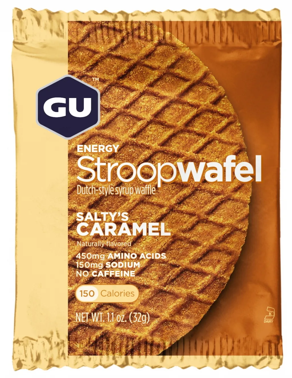 Вафля энергетическая GU Energy Stroopwafel Salty's Caramel, 32 г